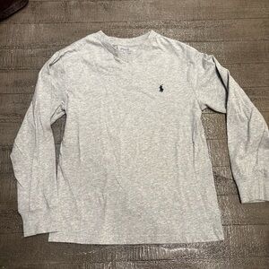 Polo by Ralph Lauren Gray Long Sleeve Shirt